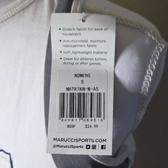 NWT Marucci Small Dallas Tigers White and Gray Women's Tank Top - Picture 3 of 6